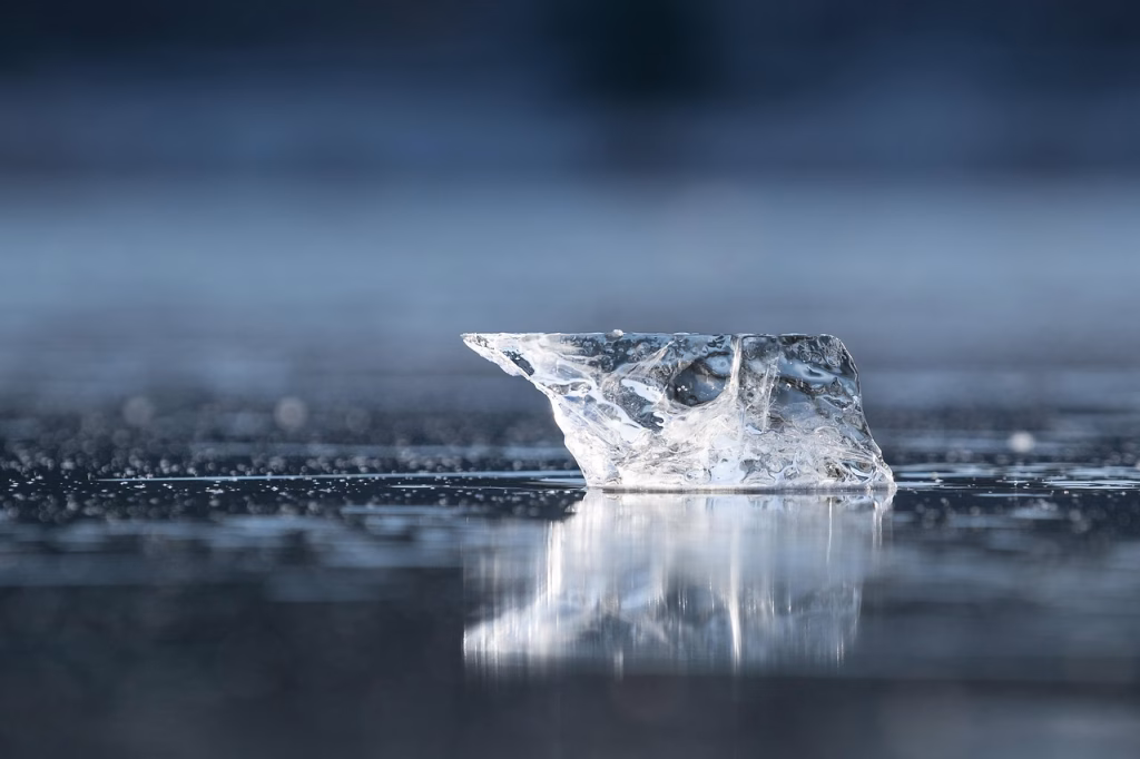 ice cream, cold, winter, nature, frozen, snow, winter landscape, ice block, water